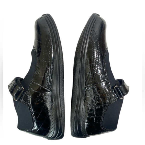 Drew Women's Black Leather Rose Mary Jane Shoes Size 5 - Picture 7 of 11